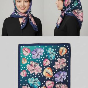 روسری زنانه طرح گل
