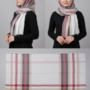 روسری نخی قد120 در دو طرح رنگ روشن