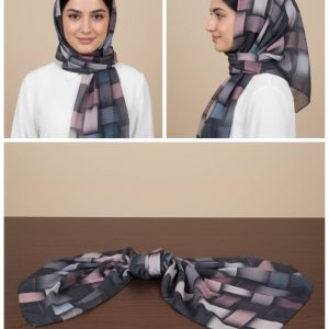 روسری نخی طرح بندی متفاوت قواره 120